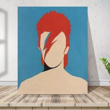 Imagem de Quadro Decorativo Em Mdf 20x20 Alta Qualidade - David Bowie - ARTSIM