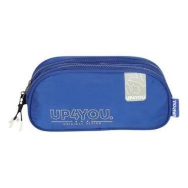 Imagem de ESTOJO ESCOLAR DUPLO UP4YOU ESTILOSO AZUL-Feminino