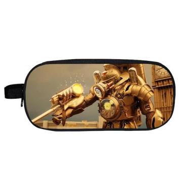 Imagem de Bolsa de lápis Titans Clocks Mans de poliéster de grande capacidade - 