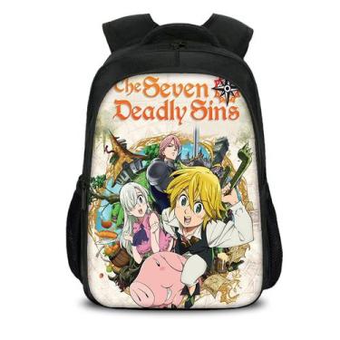 Imagem de Mochila Seven Deadly Sins Meliodas Anime School Nylon 450g - yiweisai