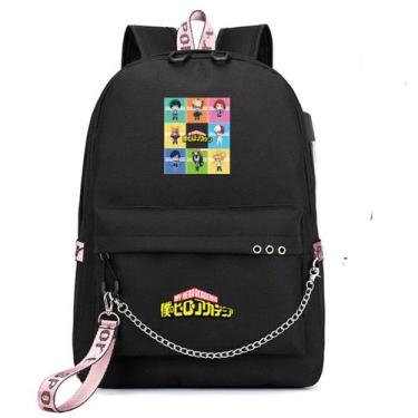 Imagem de Mochila escolar Mys Heros Academia Anime para crianças - yiweisai