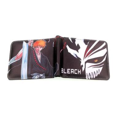 Imagem de Carteira, porta-moedas, couro, duas dobras, branqueador, Kurosaki Ichi