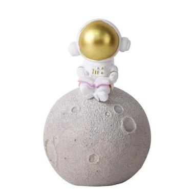 Imagem de Cofrinho: astronauta para crianças, moedas, caixa de dinheiro, banco d