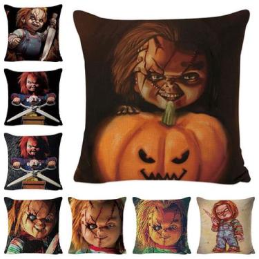 Imagem de Capas de almofada, almofada decorativa Chucky Anime, 45x45cm - yiweisa
