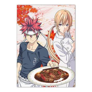 Imagem de Pôster Shokugekis no Somas Anime Art 30x40cm Papel 30g - yiweisai