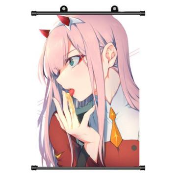 Imagem de Pintura de parede em tela Darlings in Franxxs Zeros Twos Anime - yiwei