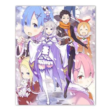 Imagem de Pôster Anime Art ZeroS Starting Lives in Another Worlds - yiweisai