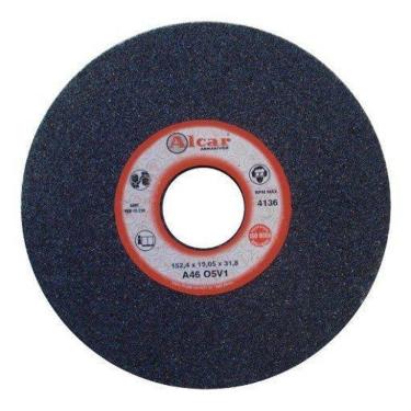 Imagem de Rebolo 152,4X25,4X31,8 A46 - Alcar