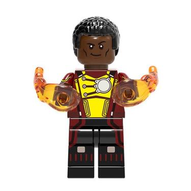 Imagem de Boneco Super Herois Vilões Quadrinhos Hq Bloco De Montar