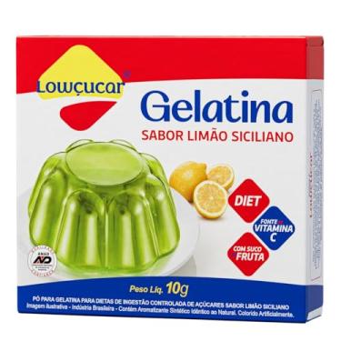 Imagem de Lowcucar Gelatina Lowçucar Sabor Limão Siciliano 10G