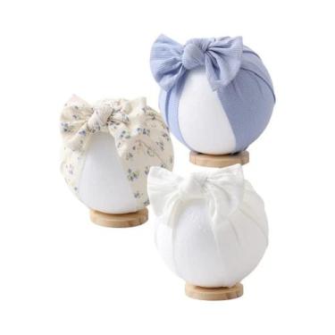 Imagem de Chapéus Turbante Indianos Com Estampa Floral Para Bebês Meninos E Meni