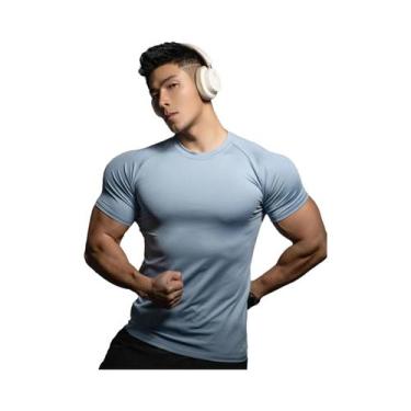 Imagem de Camiseta Masculina De Secagem Rápida Para Esportes E Academia 2024, To