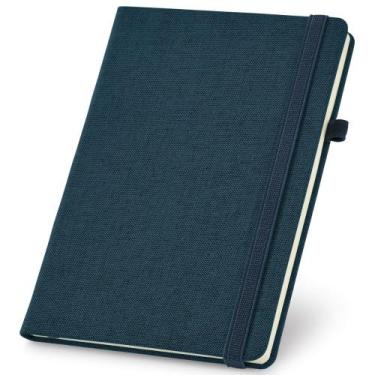 Imagem de Caderneta de Anotações Cavas 14x21cm 96 Folhas Sem Pauta Azul - TopGet