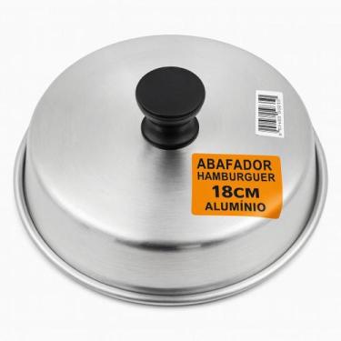 Imagem de Abafador para Hambúrguer 18 cm em Alumínio  Cozinha Prática & Rápida -