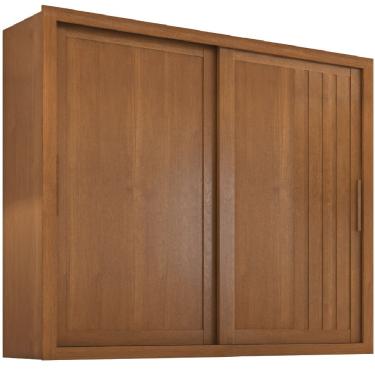 Imagem de Guarda Roupa Casal Trianon 2 Portas de Correr 4 Gavetas MDP Madeirado Zanzini Móveis