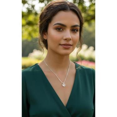 Imagem de Colar Coração Ponto Luz Prata 925 + Caixa Presente - Congratulations S