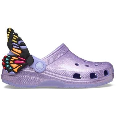 Imagem de Sandália crocs classic i am butterfly clog t mystic purple-Unissex