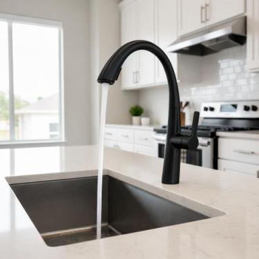 Imagem de Torneira Gourmet Cozinha Monocomando Extensivel Bancada Metal Bica Alt