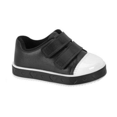 Imagem de Tênis Baby Com Fechamento Em Velcro Napa Verniz Premium Molekinha 2131.923 Cor:;Tamanho:23-Feminino