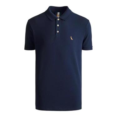 Imagem de Camisa Polo Reserva Piquet Basica Masculino Azul Marinho-Masculino