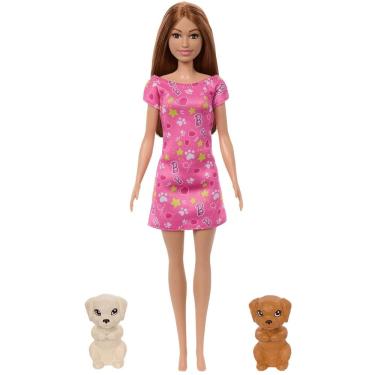 Imagem de Boneca Barbie Festa do Pijama com Pet com Acessórios de Cuidados e Brincadeiras com Pet...