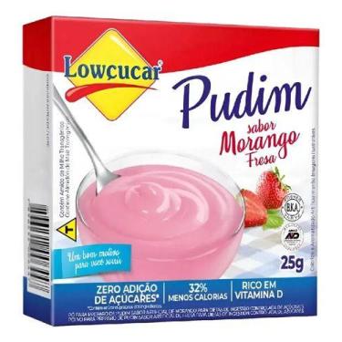 Imagem de Pó Para Preparo De Pudim Diet Sabor Morango Lowçucar 25g