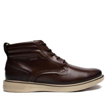 Imagem de Bota Masculina Pegada Stretch Couro Marrom Escuro, Marrom escuro, 40