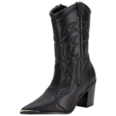 Imagem de Bota Feminina Country Cano Médio Vizzano 3113101