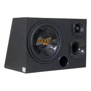 Imagem de Caixa trio subwoofer 12 pol spyder street 700w rms 4 ohms completa