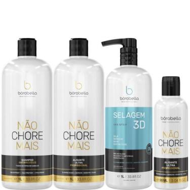 Imagem de Borabella Kit Não Chore 1L + Passo 2 - 90ml + Selagem 1L