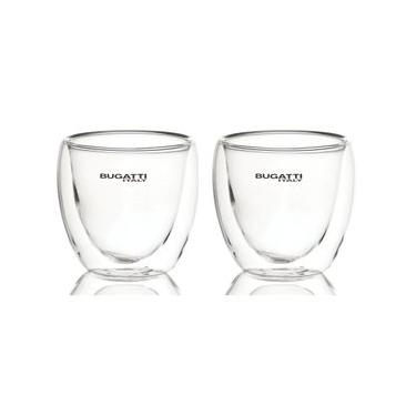 Imagem de Conjunto De 2 Copos Para Café Parede Dupla Sem Alça 80Ml - Bugatti