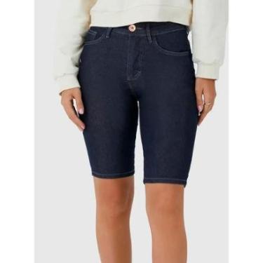 Imagem de Bermuda Jeans Malwee 1000125724 Feminina Ciclista Stretch T. 36/46-Feminino