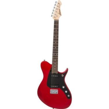 Imagem de Guitarra Aria Pro II J-2 para Palco e Estúdio com Corpo em Poplar e Braço Maple Candy Apple Red Aria Guitars