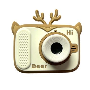 Imagem de Câmera de Vídeo Digital Infantil Unicórnio 1080P Hd com Lente Dupla e Jogos Educativos Marrom Oem