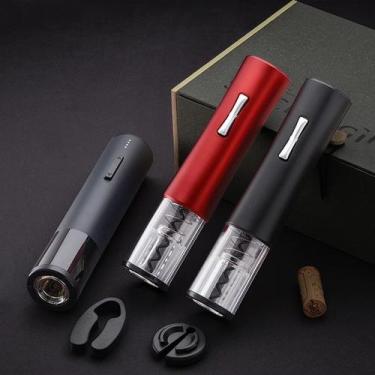 Imagem de Abridor de garrafas de vinho elétrico, automático, portátil, uso domés