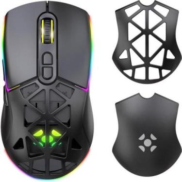 Imagem de Mouse Gamer sem Fio Wireless Fortrek Striker AIR Preto, Preto