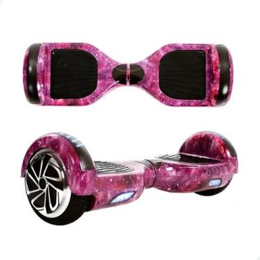 Imagem de Hoverboard Skate Elétrico 6.5 PolegadasRoxo Galaxia Led Bluetooth - AN