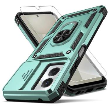 Imagem de Funda para Moto G Power 5G 2024 YZOK Verde Antigolpes