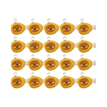 Imagem de Pingente De Pelúcia Kawaii Capivara: Charmoso Boneco Temático De Comid
