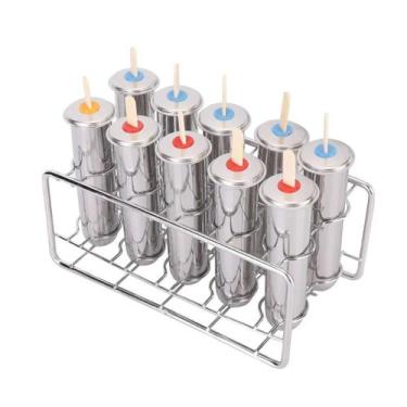 Imagem de Forma De Picolé De Aço Inoxidável Com Suporte, Máquina De Sorvete, For