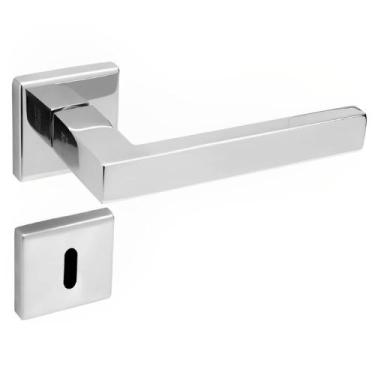 Imagem de Conjunto de Fechadura 455 em Inox Interna ST255 Roseta 333 de Inox Pol
