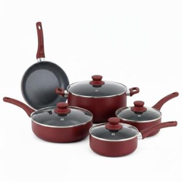 Imagem de Conjunto de Panelas 5PCS Cerâmica Life Optima com Ind Brinox