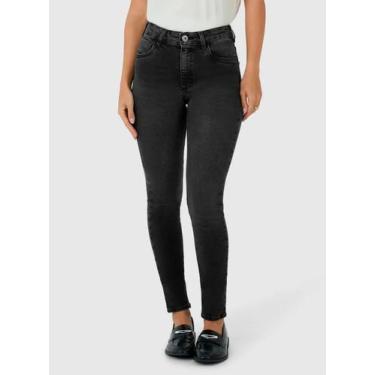 Imagem de Calça Jeans Skinny Malwee 1000125713 Feminina Cintura Média Stretch T.