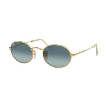 Imagem de Óculos de Sol Ray Ban Feminino RB3547 001/3M 54 - Ray-Ban, Dourado