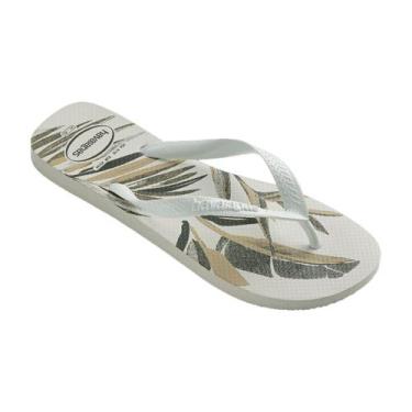 Imagem de Chinelo de Dedo Floral Masculino Aloha FC Havaianas