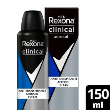 Imagem de Desodorante Aerosol Rexona Men Clinical Clean 150ml