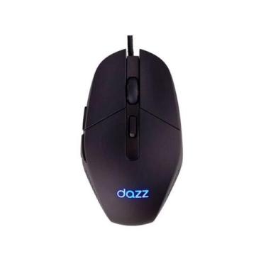 Imagem de Mouse Gamer Dazz GMO1001 - 3600dpi - Iluminação LED - Preto - Maxprint