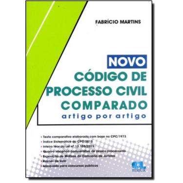 Imagem de Novo Código de Processo Civil Comparado: Artigo Por Artigo - EDIJUR - 