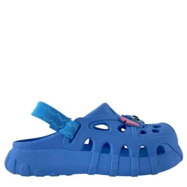 Imagem de Chinelo Stitch Infantil Grendene Para Crianças 23242, Azul, 19