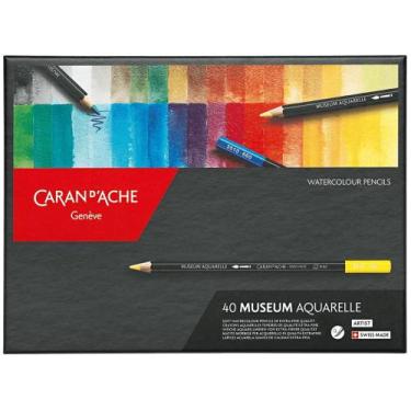 Imagem de Lápis De Cor Caran D'ache Aquarela Museum 40 Cores